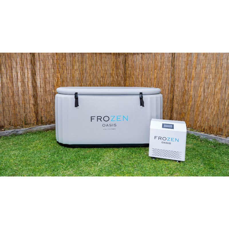 Frozen Oasis Inflatable Cold Plunge and Chiller Bundle